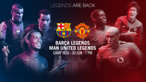 Le match des légendes ! Barcelone vs Manchester United 4