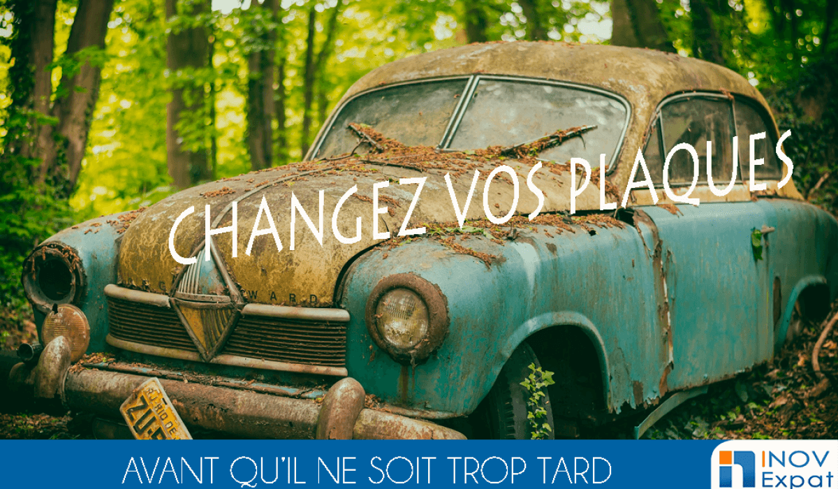 Changer les plaques d’immatriculation de son véhicule